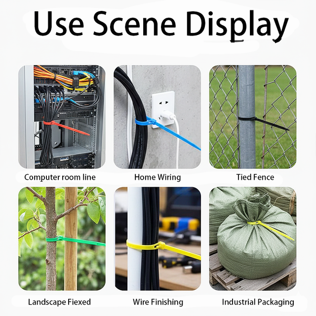 Abra&ccedil;adeiras de nylon reutiliz&aacute;veis